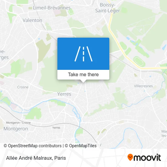 Allée André Malraux map
