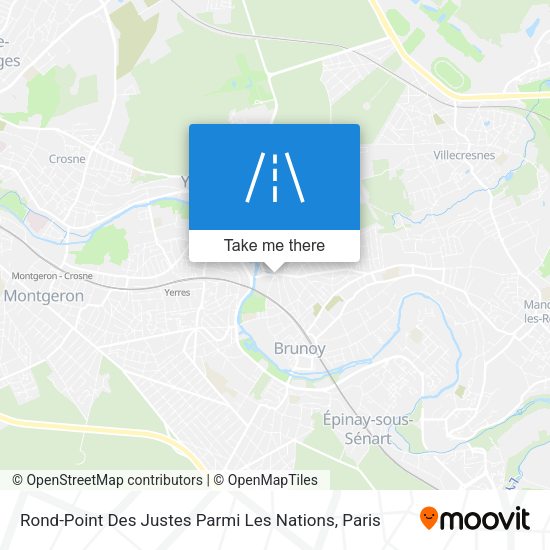 Rond-Point Des Justes Parmi Les Nations map