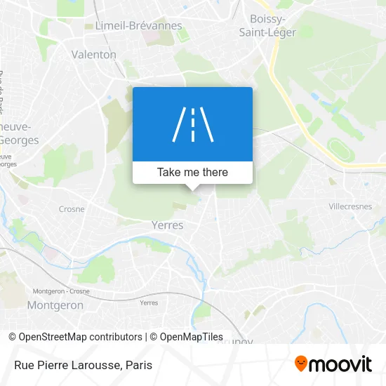 Rue Pierre Larousse map