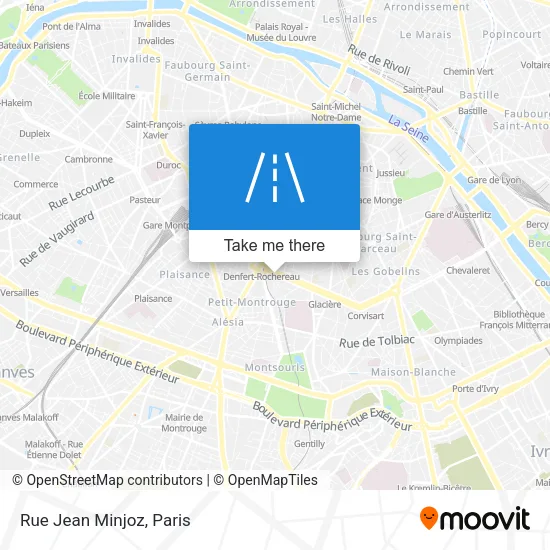 Rue Jean Minjoz map