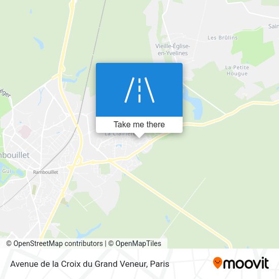 Avenue de la Croix du Grand Veneur map