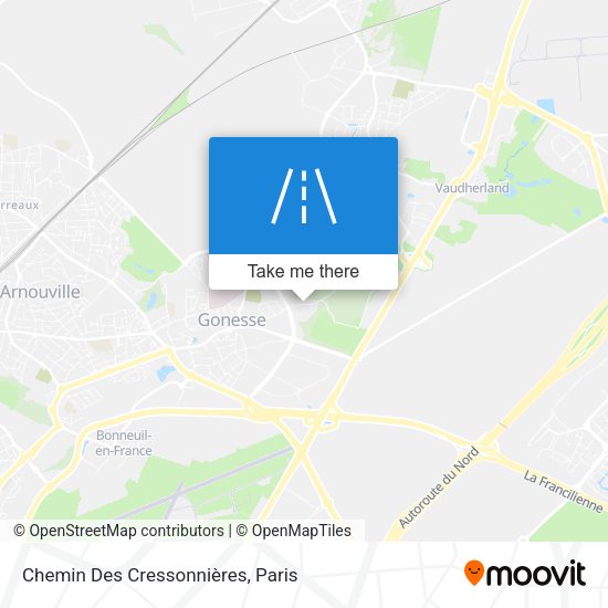 Chemin Des Cressonnières map