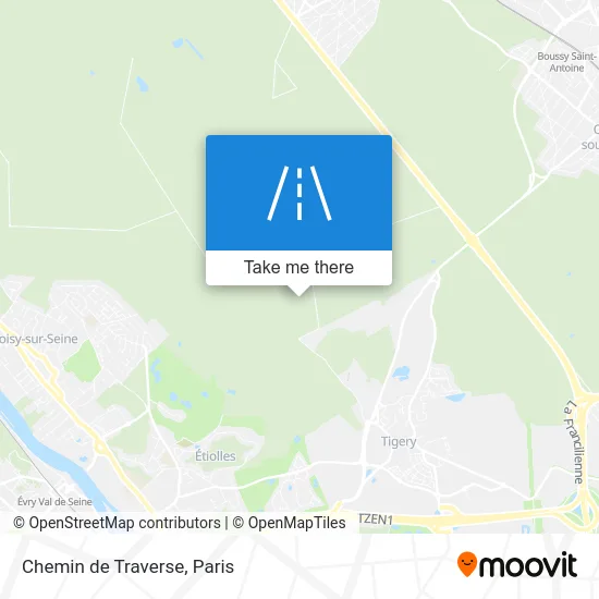 Chemin de Traverse map