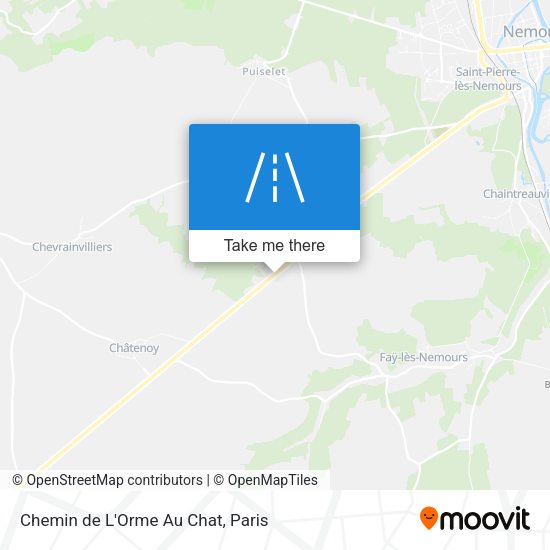 Chemin de L'Orme Au Chat map