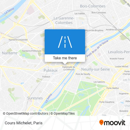Mapa Cours Michelet