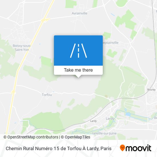 Chemin Rural Numéro 15 De Torfou À Lardy map