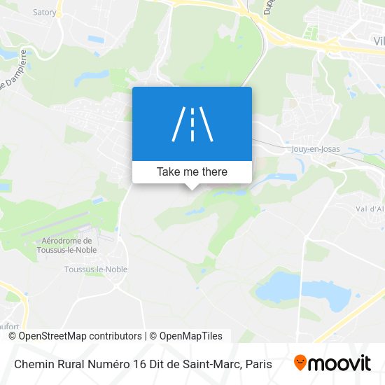 Chemin Rural Numéro 16 Dit de Saint-Marc map
