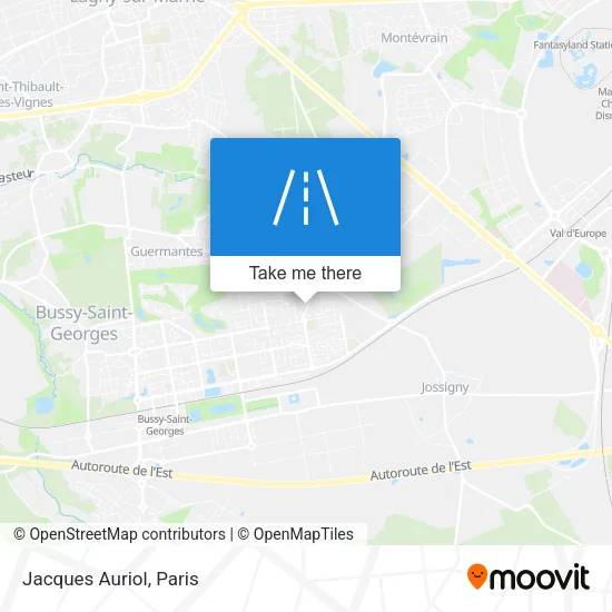 Mapa Jacques Auriol
