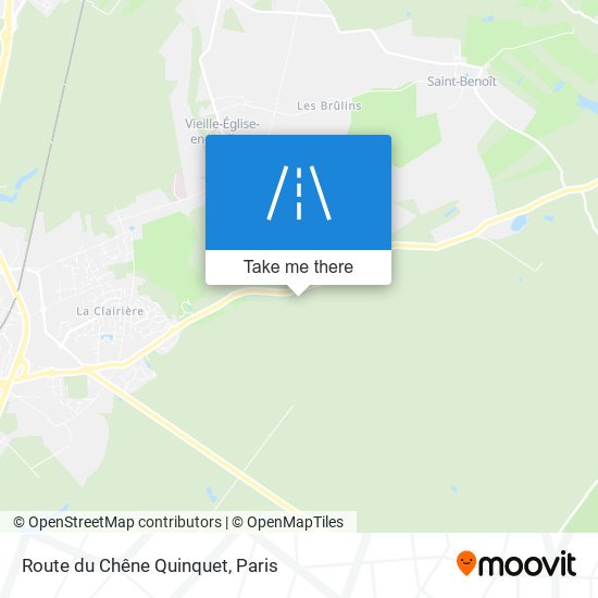 Route Du Chêne Quinquet map