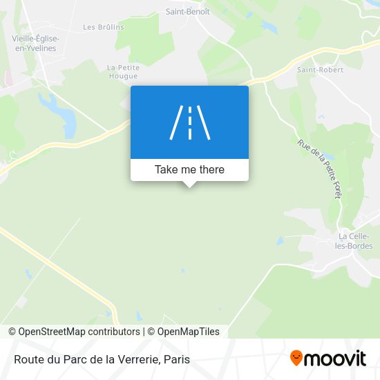Route Du Parc De La Verrerie map