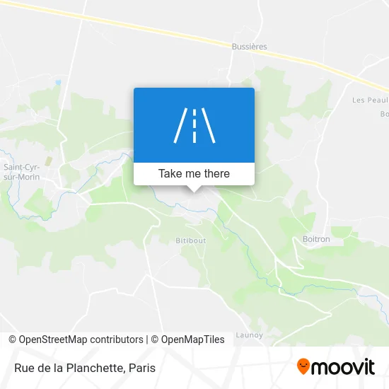 Rue de la Planchette map