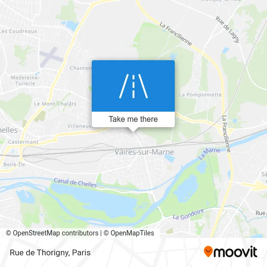 Rue de Thorigny map