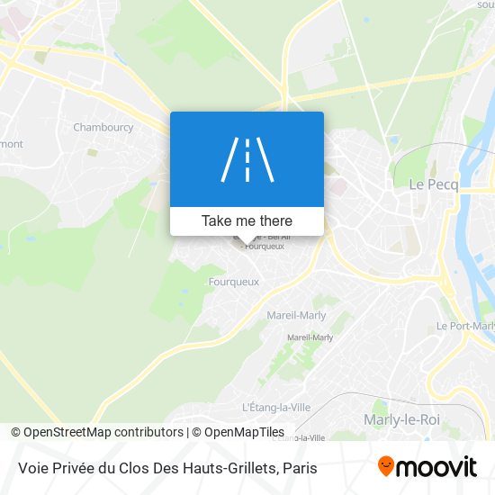 Voie Privée du Clos Des Hauts-Grillets map