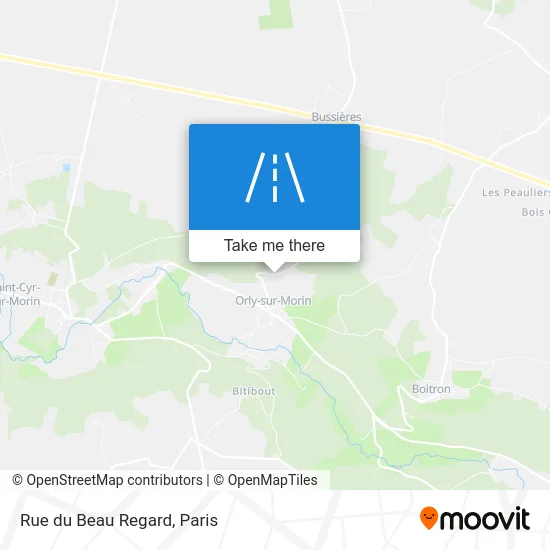 Rue du Beau Regard map