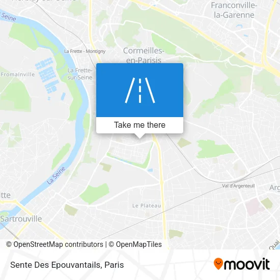 Sente Des Epouvantails map