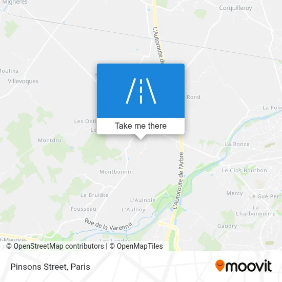 Rue Des Pinsons map