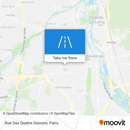 Rue Des Quatre Saisons map