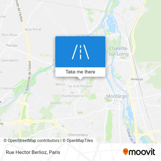 Rue Hector Berlioz map