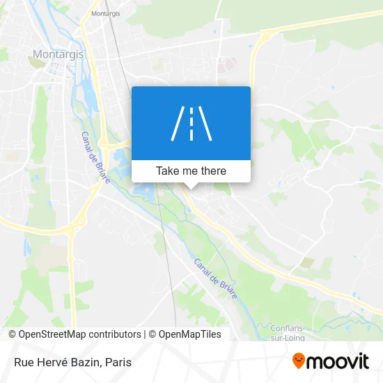 Rue Hervé Bazin map