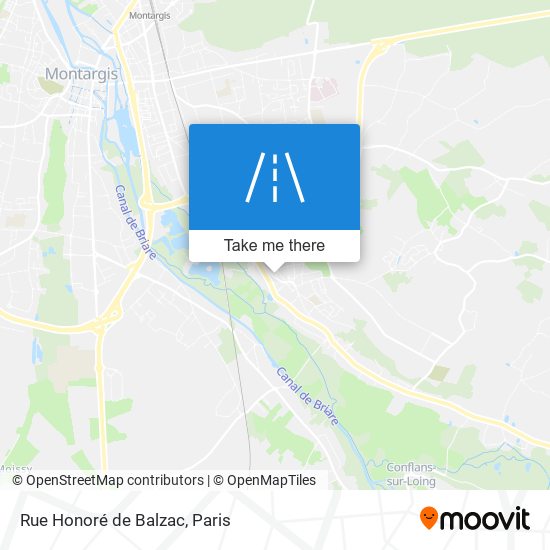 Rue Honoré de Balzac map