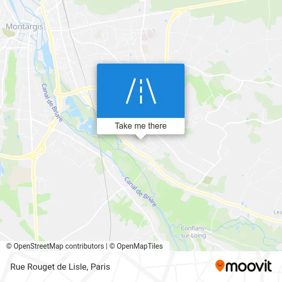 Rue Rouget de Lisle map