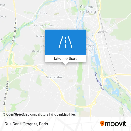 Rue René Grognet map