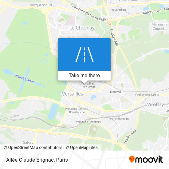 Allée Claude Érignac map