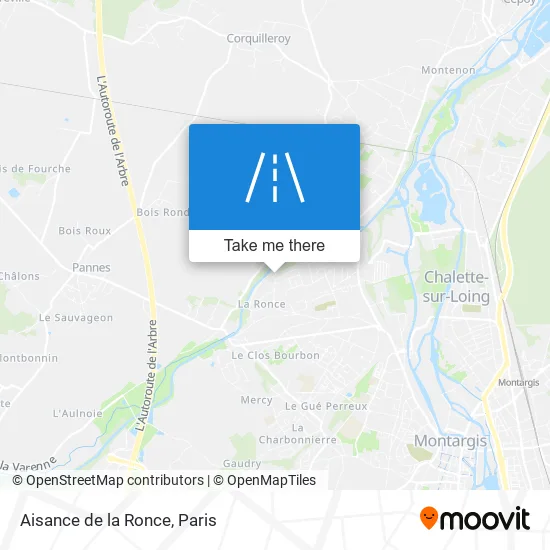 Aisance de la Ronce map