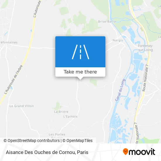Aisance Des Ouches de Cornou map