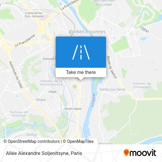 Allée Alexandre Soljenitsyne map