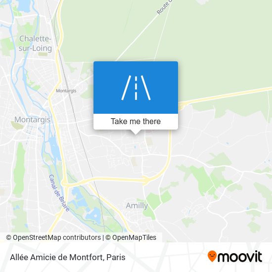 Allée Amicie de Montfort map
