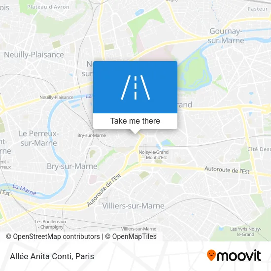 Allée Anita Conti map
