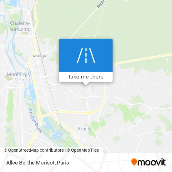 Allée Berthe Morisot map