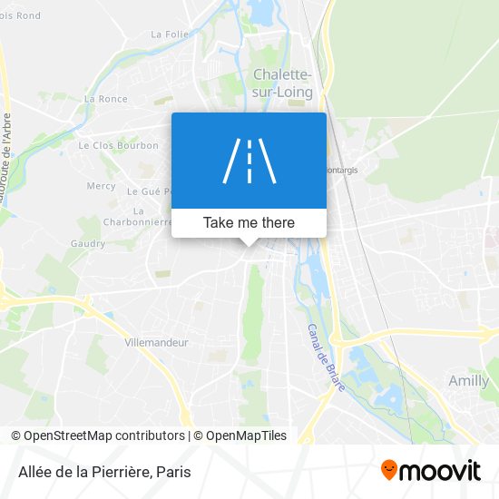 Allée de la Pierrière map