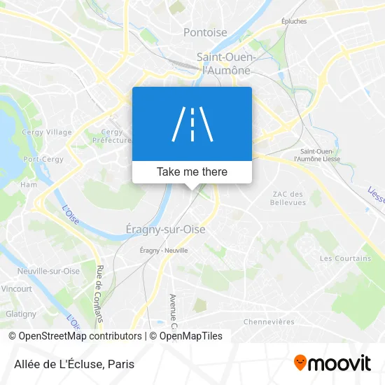 Allée de L'Écluse map