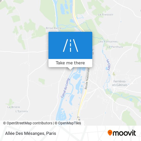 Allée Des Mésanges map