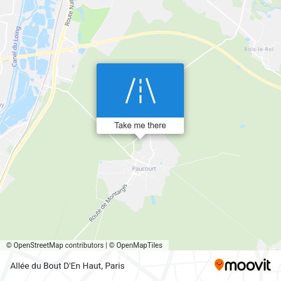 Allée Du Bout D'En Haut map