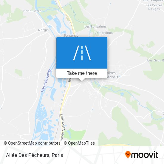 Allée Des Pêcheurs map