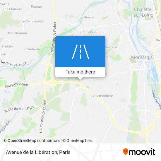 Avenue de la Libération map