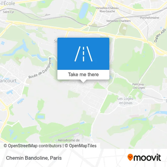Chemin Bandoline map