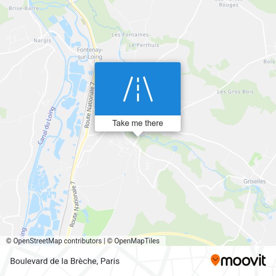 Boulevard de la Brèche map