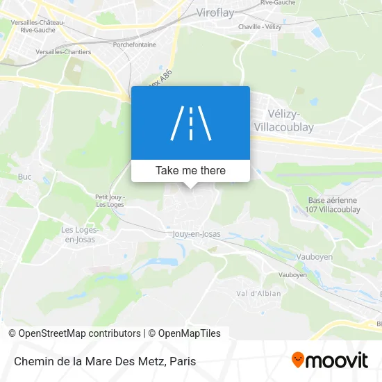 Chemin de la Mare Des Metz map