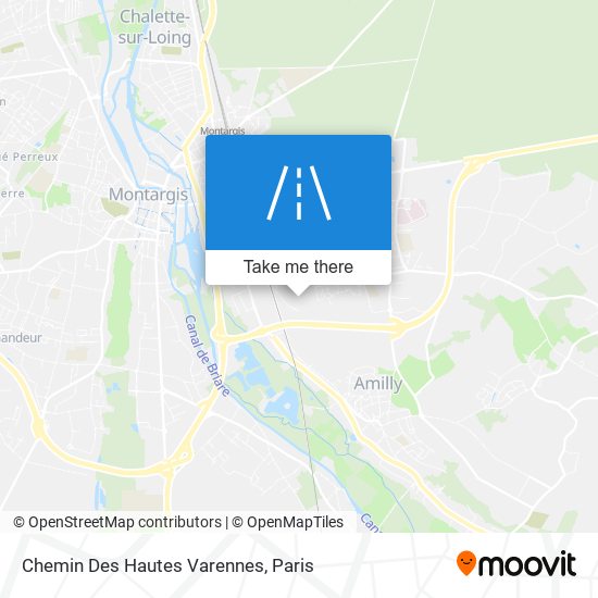 Chemin Des Hautes Varennes map