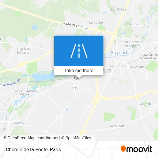 Chemin de la Poste map