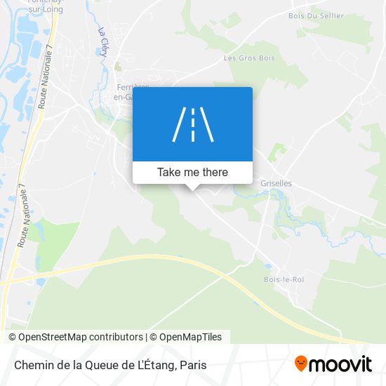 Chemin de la Queue de L'Étang map