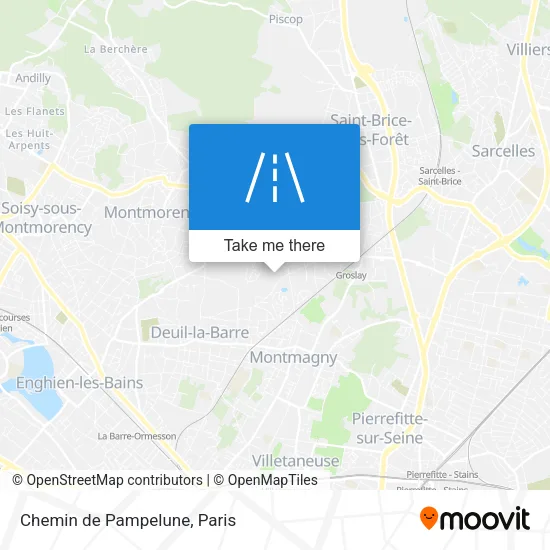 Chemin de Pampelune map