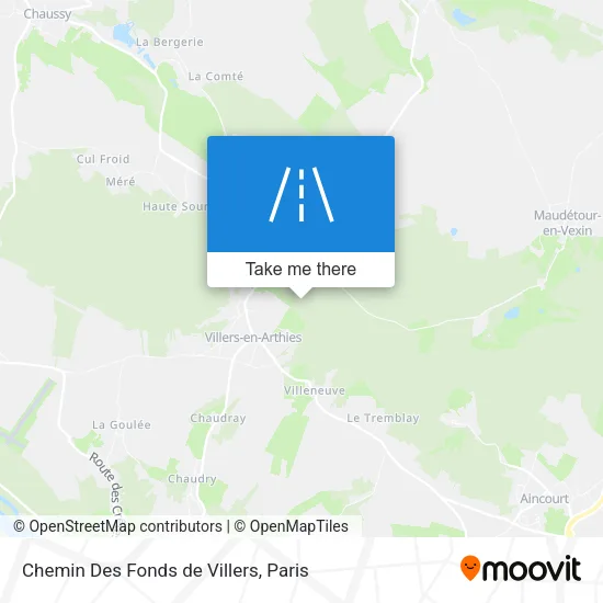 Chemin Des Fonds de Villers map