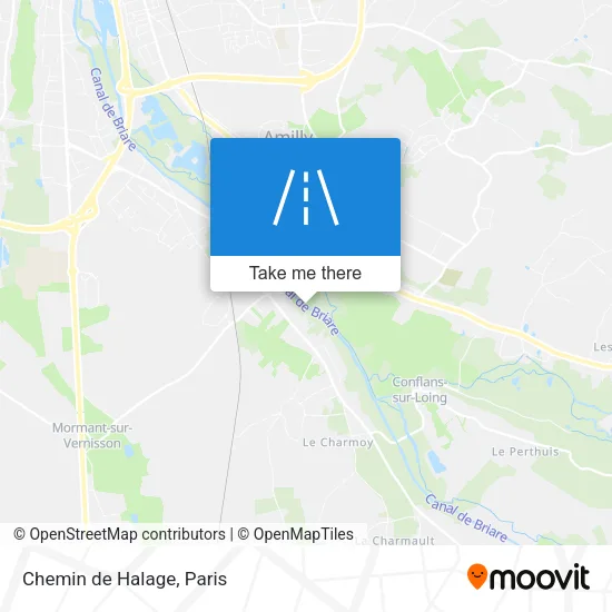 Chemin de Halage map