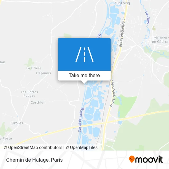 Chemin de Halage map