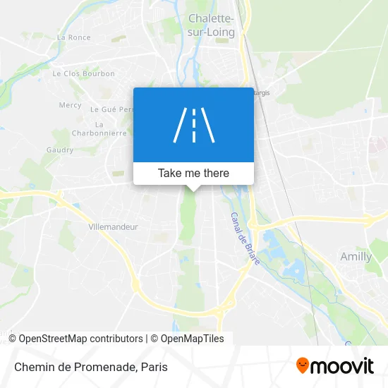 Chemin de Promenade map